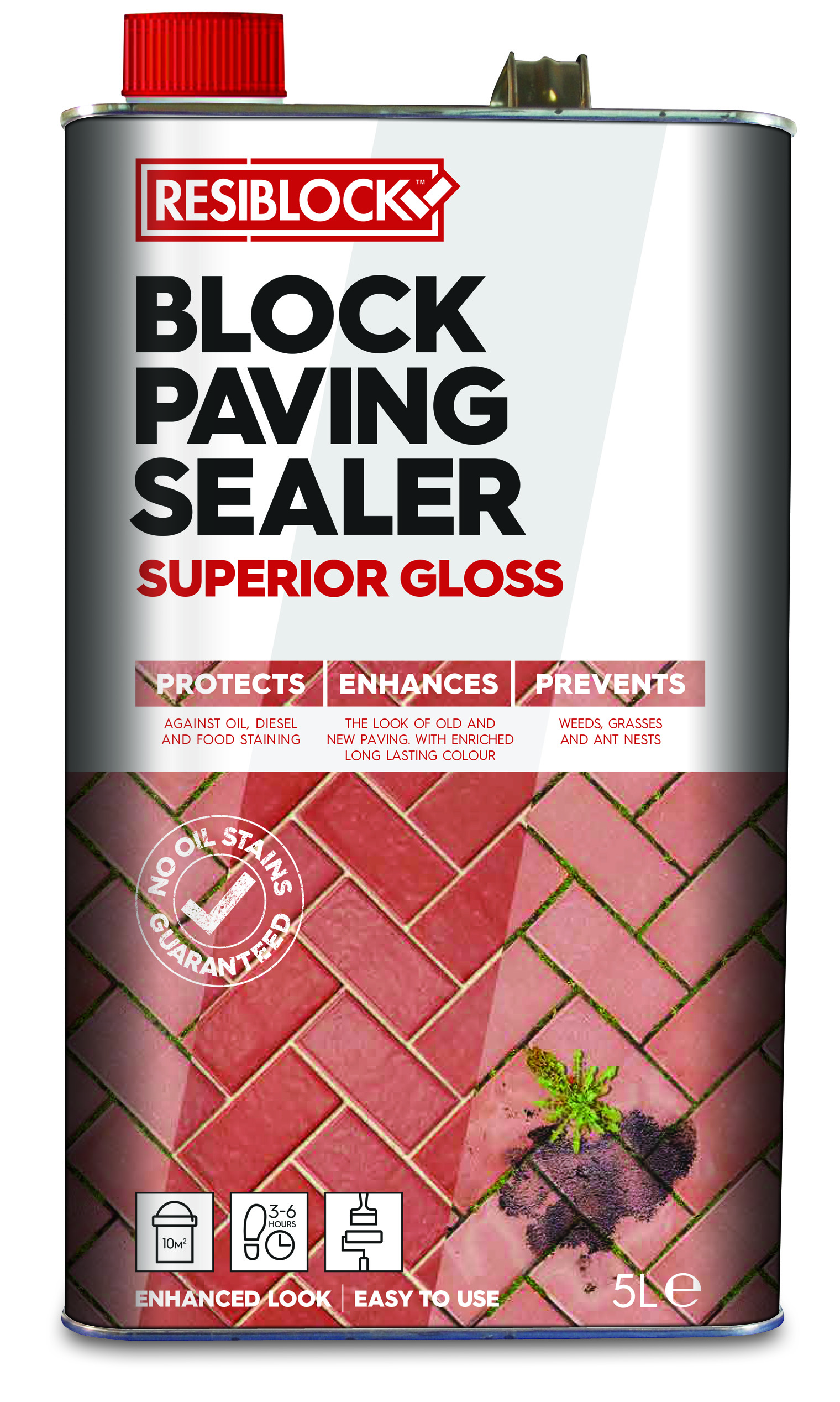 Resiblock Superior Gloss Resiblock Gloss Driveway Sealer