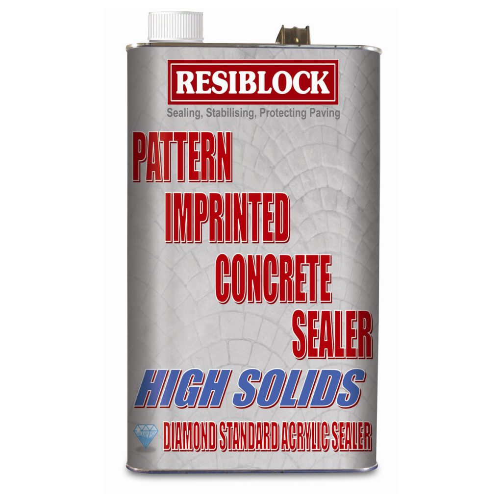 Pattern Imprinted Concrete Sealer Gloss 25L Resiblock
