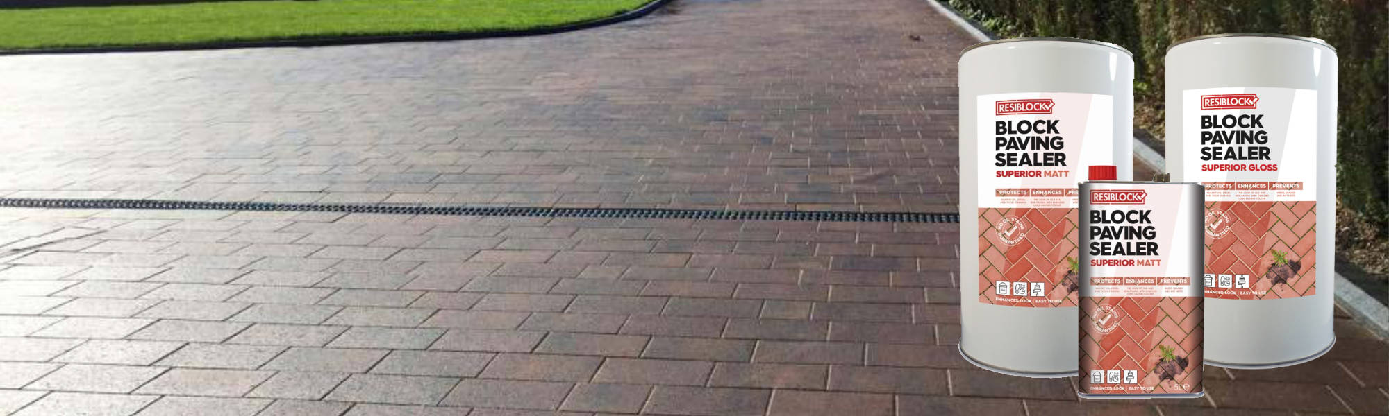 resiblock driveway sealer banner image